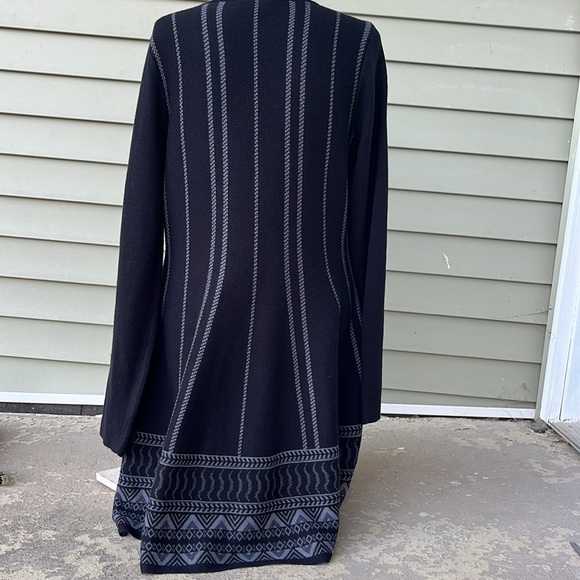 Like new Cloud Chaser black with grey sweater dress - Picture 7 of 16